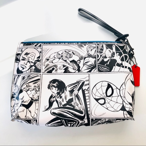 Coach Marvel Carryall Pouch Comic Book Wallet - Picture 8 of 8
